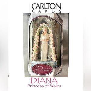 CARLTON CARDS Diana princess of Wales Heirloom Collection size4.5" NIB